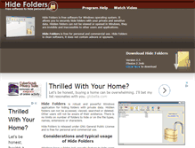 Tablet Screenshot of hidefolders.org